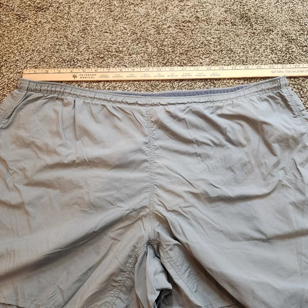 Patagonia Gray Lined Mens Athletic Shorts Size XL